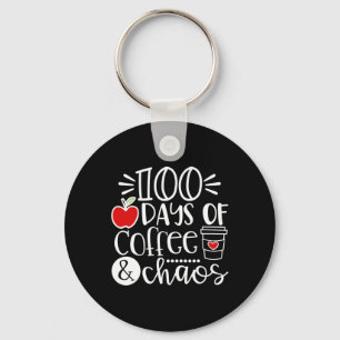 Chaveiro Dias De Café Professora Feliz 100 Dias De Sch
