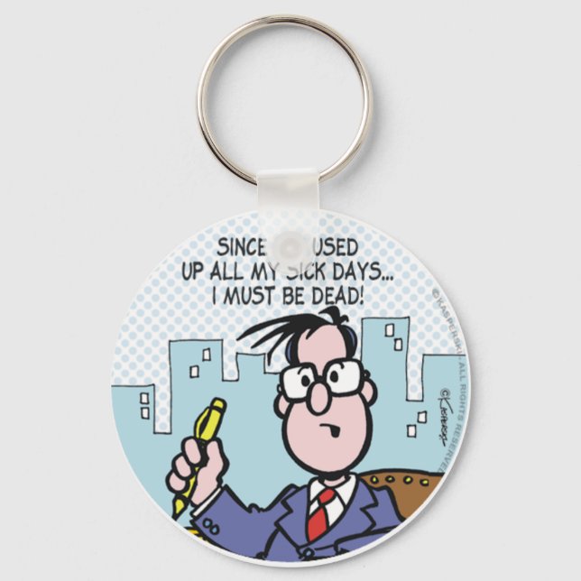 Chaveiro Dias de Doença do Office (Frente)