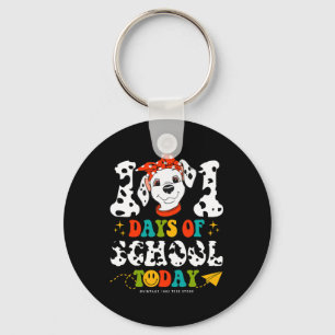 Chaveiro Dias De Meninos De Cão Na Escola Meninas Dalmacian