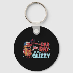 Chaveiro Dias Maus Hotdog Wiener Glizzy Firework 4 de julho
