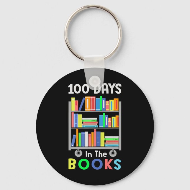 Chaveiro Dias Nos Livros Lendo Professores Bibliotecários (Frente)