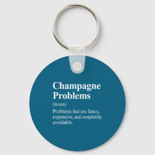 Chaveiro Dicionário de Definição de Problemas de Champanhe 