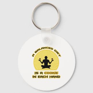 Chaveiro Dieta Equilibrada: Cookie em Cada Mão