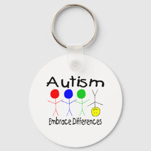 Chaveiro Diferenças do abraço do autismo