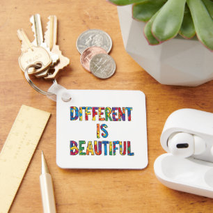 Chaveiro Diferente É Bonito - Consciência Autista