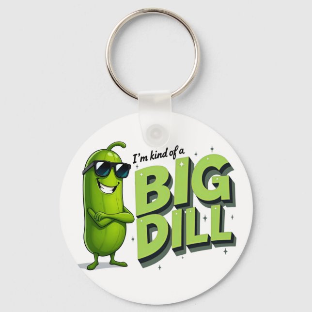 Chaveiro Dill Pickles Lovers Gift - Designs Engraçados de C (Frente)