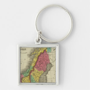 Chaveiro Dinamarca, Suecia E Noruega