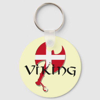 Chaveiro Dinamarquês Viking Denmark flag Ax