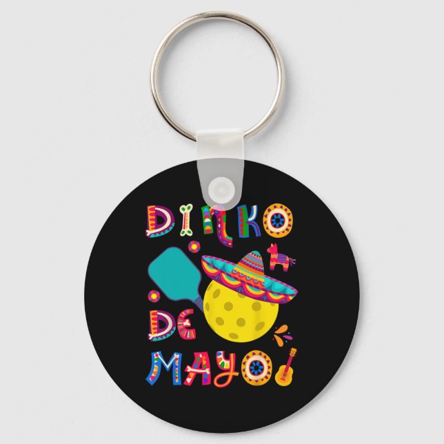 Chaveiro Dinko De Mayo Encantado Cinco De Mayo Engraçado Pi (Frente)