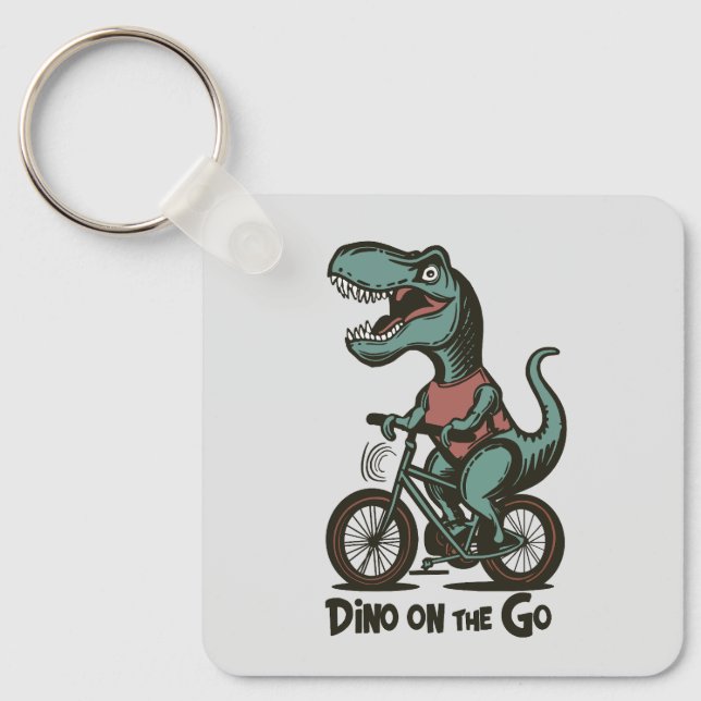 Chaveiro Dino em Movimento (Frente)