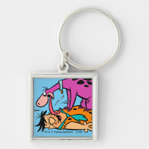 Chaveiro Dino Licking Fred Flintstone