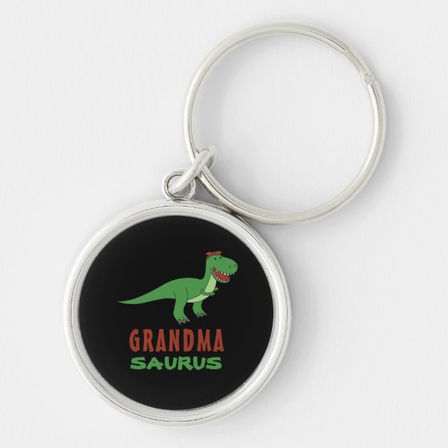 Chaveiro Dino Nana Avô Dinossauro T-Rex Grandmasaurus (Frente)