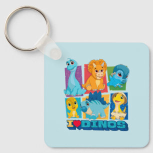 Chaveiro Dino Ranch Dinossauro Divertido e Colorido