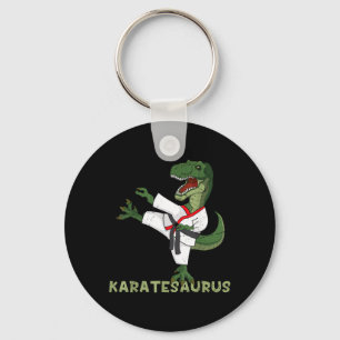 Chaveiro Dinosauro de Karatê Engraçado Karatesaurus T-Rex G