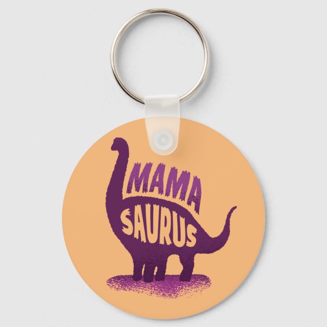 Chaveiro Dinossaur Mama - Mamassauro (Frente)