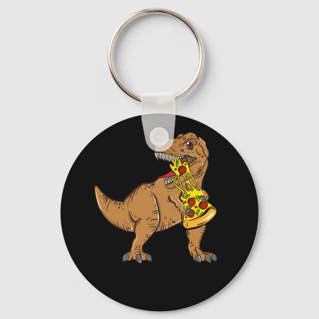 Chaveiro Dinossaur Pizza Fatia Lover (Frente)