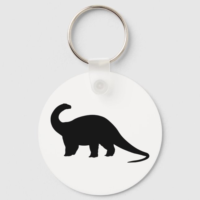 Chaveiro Dinossauro Negro (Frente)