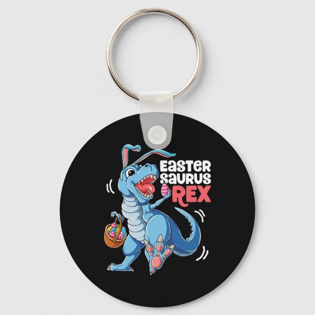 Chaveiro Dinossauro Páscoa Surus T Rex Boys Raparigas Miúda (Frente)