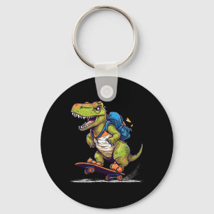 Chaveiro Dinossauro T Rex Skate Legal Dinossauro Skatista 
