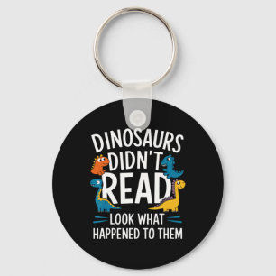 Chaveiro Dinossauros Não Lêem Professor Divertido Crianças 