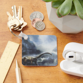 Chaveiro Dinossauros Vintage, Barapassauro com Nuvens de Te