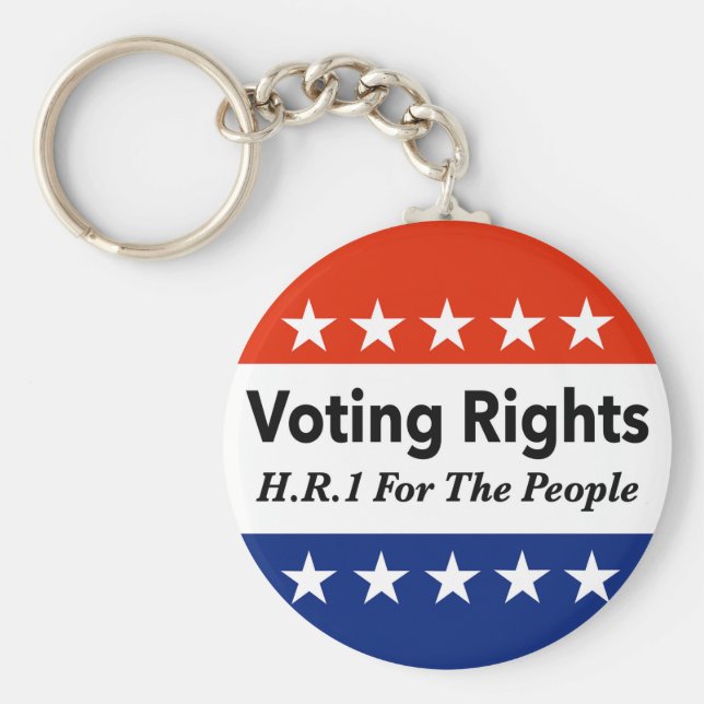 Chaveiro Direitos De Voto RH1 Para A Lei Pessoas (Frente)