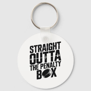 Chaveiro Direto Da Caixa De Penalidade Funny Hockey Ice Ri