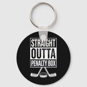 Chaveiro Direto da Caixa de Penalidade Funny Hockey Meme Pa