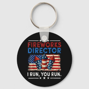 Chaveiro Diretor de Fogos de Artifício - Eu Corro Você Corr