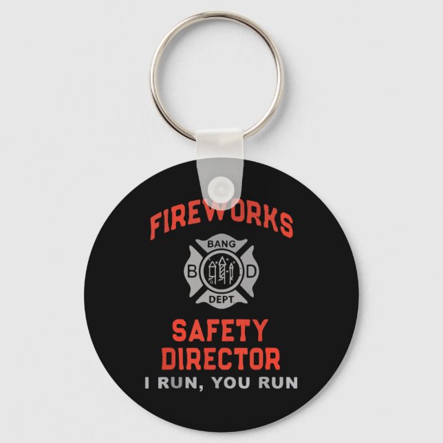 Chaveiro Diretor de Segurança do Fireworks Eu o executo de  (Frente)