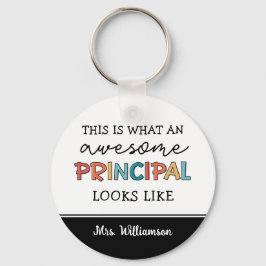 Chaveiro Diretor Personalizado da Escola Engraçado