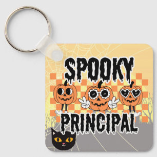 Chaveiro Diretora da Escola Halloween Spooky Diretora Perso