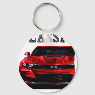 Chaveiro dirigir o Chevrolet Camaro clássico