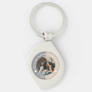 Chaveiro Dirija Seguro Bonito Foto Personalizada Dia dos Na