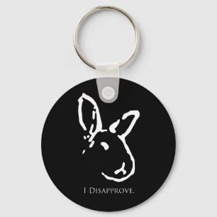Chaveiro Disapproving Rabbits Keychain