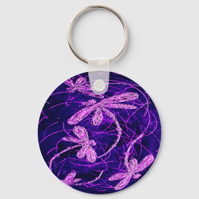 Chaveiro Disco de Voo de Dragonfly (Frente)