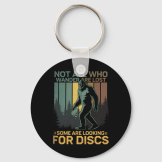 Chaveiro Disco Golfe Sasquatch Pé Grande Discóbolo Engraçad