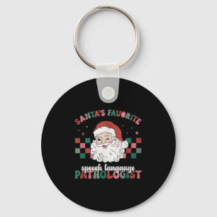 Chaveiro Discurso Favorito do Papai Noel Natal Retro Língua