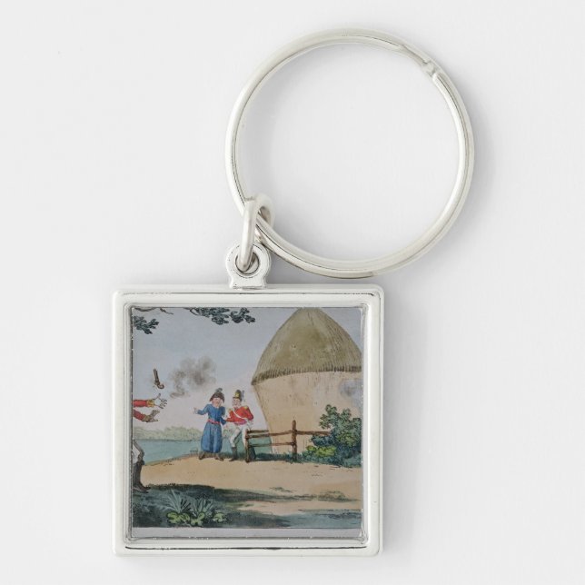 Chaveiro Discussão que luta um duelo (Frente)