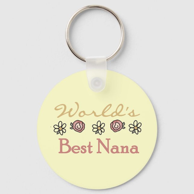 Chaveiro Disies e Rosas Melhores Camisetas da Nana (Frente)