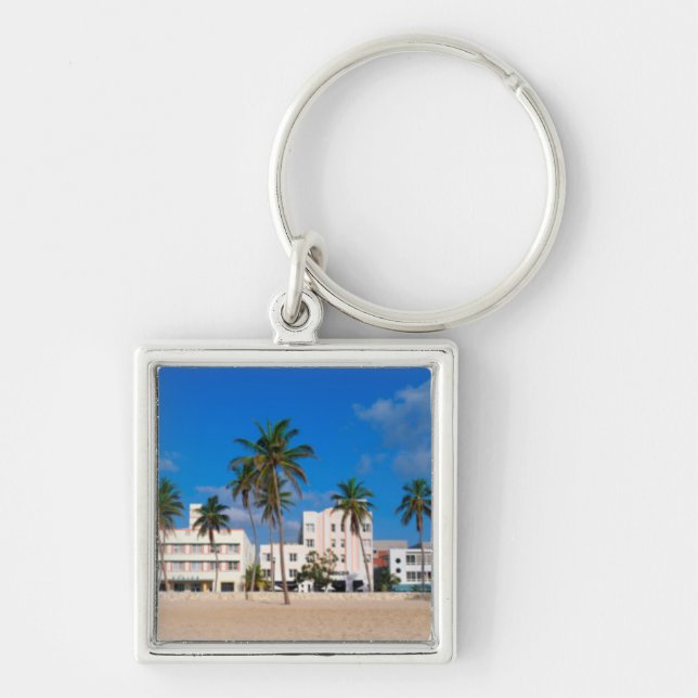 Chaveiro Distrito do art deco da praia sul Miami (Frente)