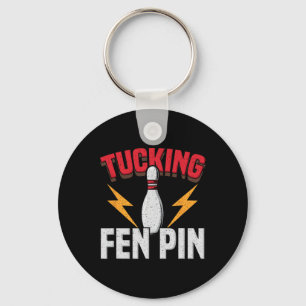 Chaveiro Dito engraçado Tucking Fen Pin Diversão Boliche Jo