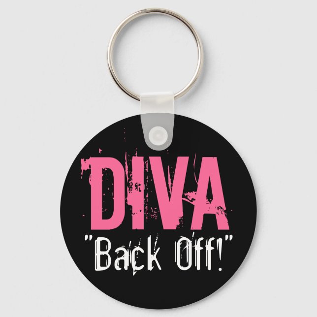 CHAVEIRO DIVA "Back Off!" - Personalizado (Frente)