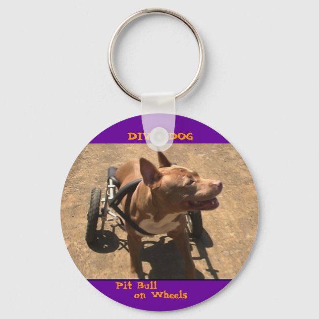 Chaveiro DIVA DOG Rollin' em estilo (Frente)