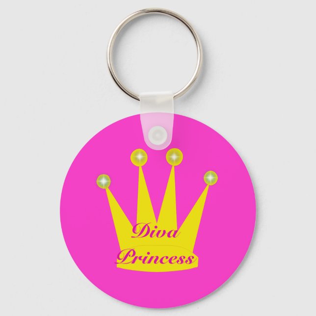 Chaveiro Diva Princess Crown (Frente)