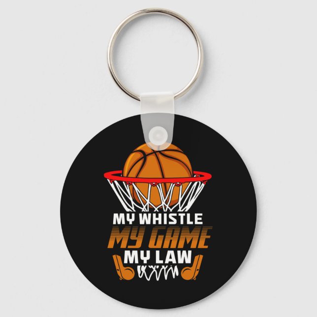 Chaveiro Diversão Bysketbyll Refere Citações Gift I Hoops R (Frente)