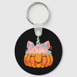 Chaveiro Diversão de Halloween Ação de Graças Cute Unicorn