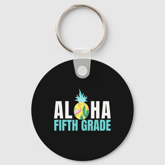 Chaveiro Diversão Do Quinto Ano Da Aloha Para Professores D (Frente)