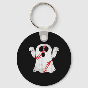 Chaveiro Diversão Halloween Figurume Baseball Ghost Basebal