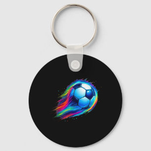 Chaveiro Diversão no Futebol Efeito Colorido Tinta Dye Sint